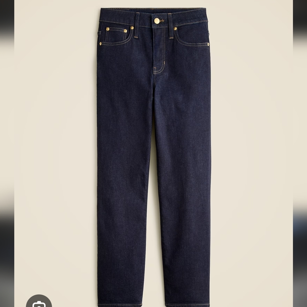 J. Crew 12 P Blue Curvy high-rise slim jean in 2003 super-stretch New